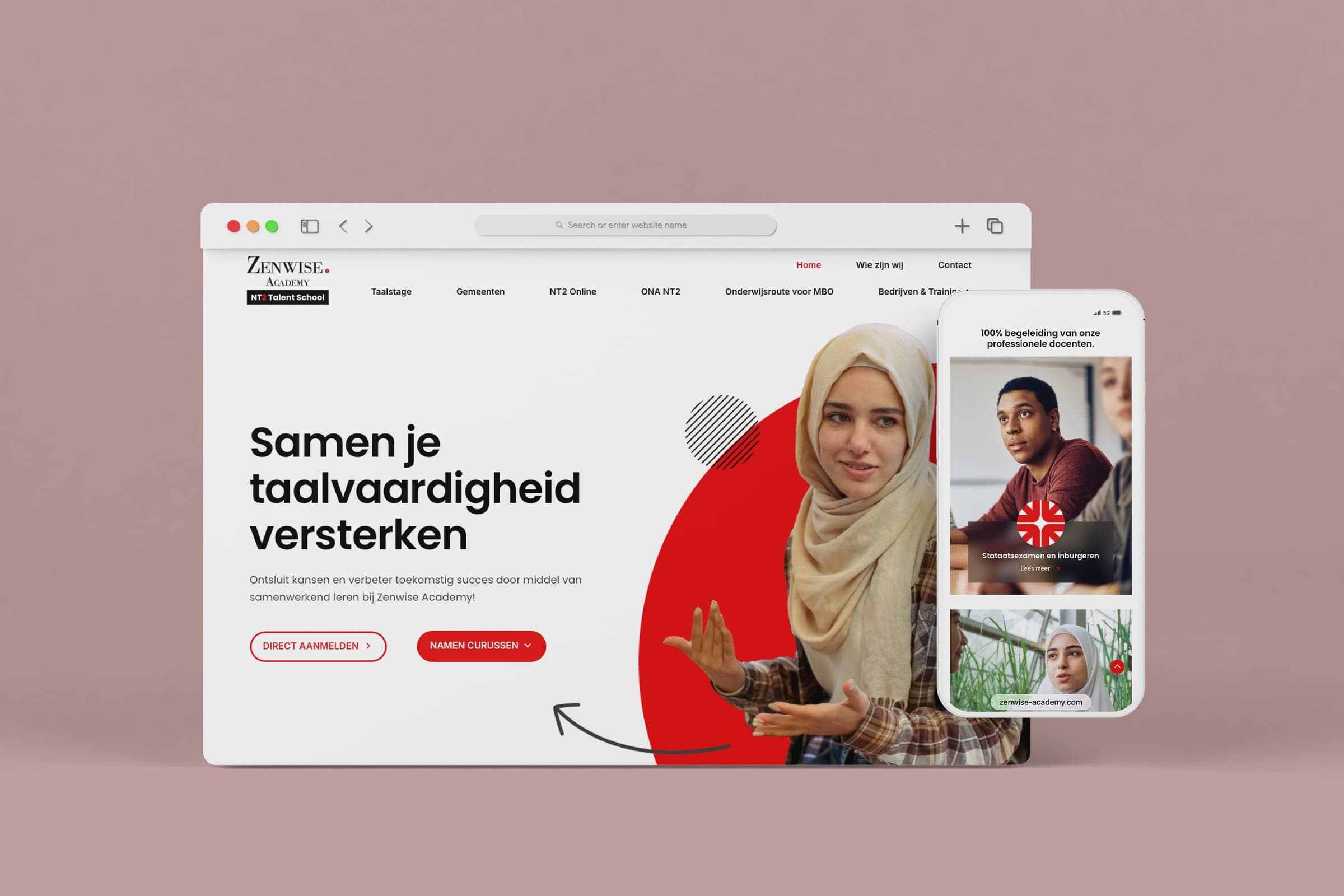 Zenwise Academy website